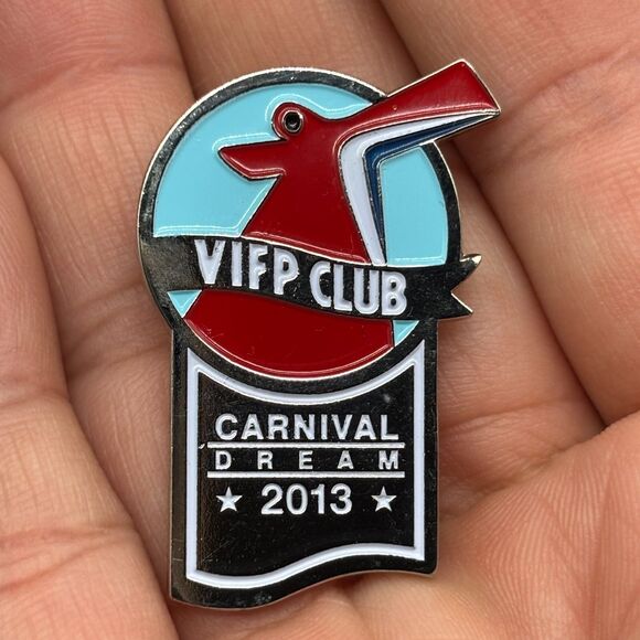 Carnival Cruise Lapel Pin Lot VIFP Club Dream 2013 Carnival Destiny Ship Logo - Picture 3 of 5